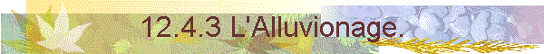 12.4.3 L'Alluvionage.